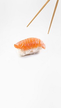 Salmon sushi iPhone wallpaper, Japanese food image