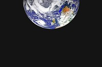 Earth globe surface background