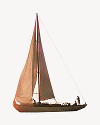 Sailboat yacht, adventure travel