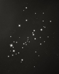 Sparkly stars, starry sky graphic