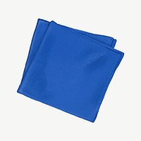 Blue napkin, object collage element psd