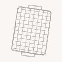 Cookie cooling rack, baking tool illustration