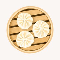 Dim sum, Chinese food illustration