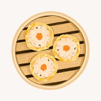 Dim sum, Chinese food illustration