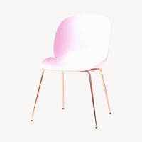 Pink chair element