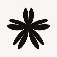 Flower icon, flat graphic