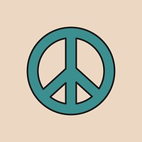 Peace sign element