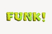 Funk! typography collage element
