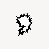 Comma, abstract symbol design