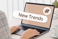 New trends search screen laptop