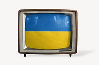 TV flag news Ukraine