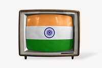 TV flag of India