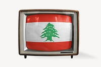 TV Lebanon news flag