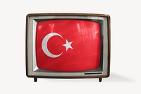 TV Turkey flag news