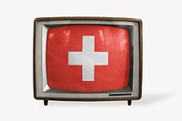 TV flag Switzerland 