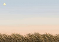 Twilight field, pastel background design