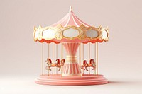 Carousel merry-go-round representation recreation. 