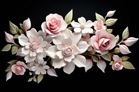 Flower rose petal plant. AI generated Image by rawpixel.