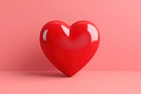 Heart red passion circle. AI generated Image by rawpixel.