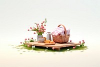 Picnic accessories recreation container. AI generated Image by rawpixel.