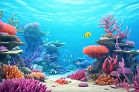 Underwater fish aquarium outdoors