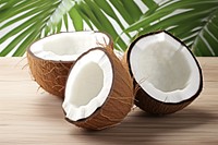 Coconut plant fruit food. AI generated Image by rawpixel.
