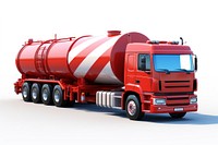 Vehicle truck white background transportation. AI generated Image by rawpixel.