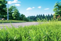 Grass outdoors nature plant. AI generated Image by rawpixel.