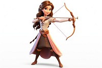 Cartoon archery weapon arrow. 