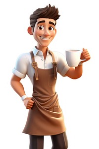 Cup cartoon coffee adult. AI generated Image by rawpixel.