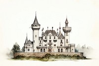 Architecture building castle spirituality. AI generated Image by rawpixel.