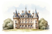 Architecture building castle house. AI generated Image by rawpixel.