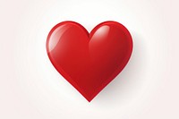 Heart white background accessories accessory. AI generated Image by rawpixel.