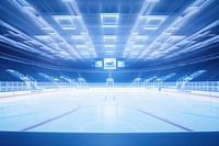 Sports hockey light arena. 