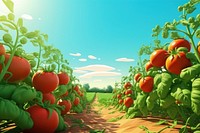 Plant field agriculture outdoors. AI generated Image by rawpixel.