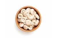 Mushroom bowl white background xiaolongbao. AI generated Image by rawpixel.