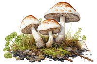 Allomyrina dichotoma mushroom fungus agaric. AI generated Image by rawpixel.