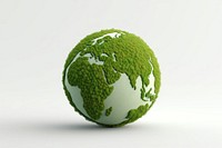 Green sphere planet globe. AI generated Image by rawpixel.