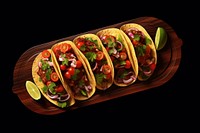 Taco vegetable food wood. 