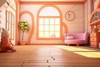 Cartoon furniture room toy. AI generated Image by rawpixel.