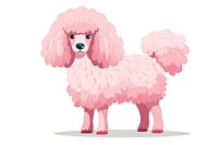 Poodle animal mammal pet. AI generated Image by rawpixel.