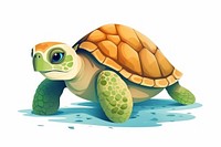 Reptile drawing animal turtle. AI generated Image by rawpixel.