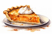 Pie dessert pastry baked. AI generated Image by rawpixel.