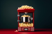 Popcorn machine food technology. AI generated Image by rawpixel.