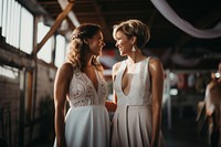 Wedding dress fashion bride. AI generated Image by rawpixel.