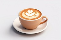 Coffee latte drink cup. AI generated Image by rawpixel.