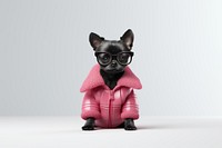 Dog figurine glasses fashion. AI generated Image by rawpixel.