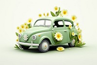 Flower car vehicle plant. AI generated Image by rawpixel.
