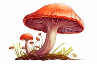 Fungus mushroom agaric plant. AI generated Image by rawpixel.