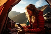 Outdoors camping nature photo. AI generated Image by rawpixel.